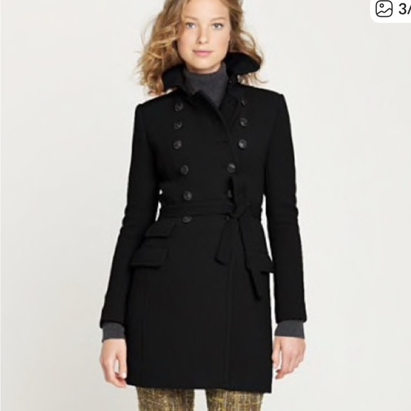 J. Crew Jackets & Blazers - NWOT J. Crew Collection double cloth lined and belted coat ❤️